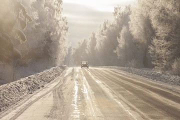 winter road