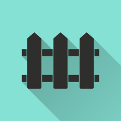 Fence - vector icon.