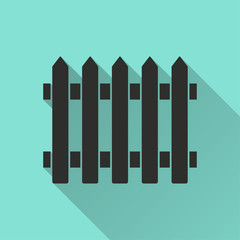 Fence - vector icon.