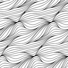 Vector floral background of drawn lines