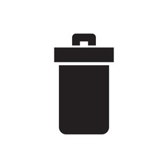trash bin icon illustration