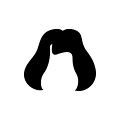 hairstyle icon illustration