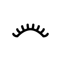 eyelashes icon illustration