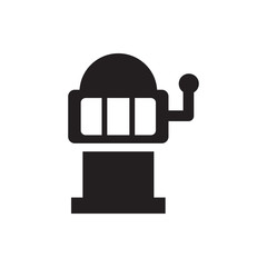 Slot machine icon illustration