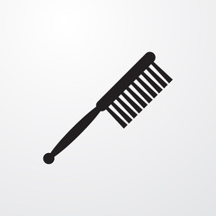 toothbrush icon illustration