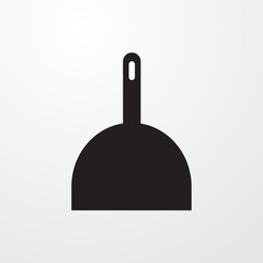 dustpan icon illustration