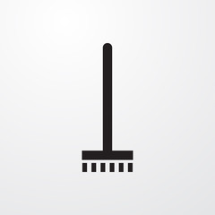 broom icon illustration