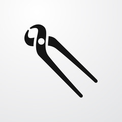 pliers icon illustration