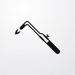 blowtorch  icon illustration