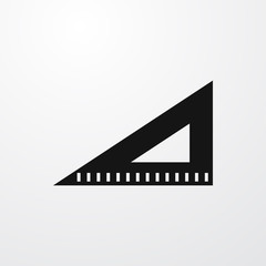 ruler icon illustration