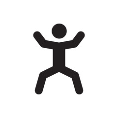 squat icon illustration