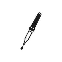 pipette icon illustration