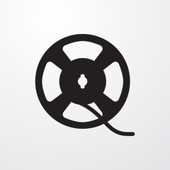 Obraz premium film tape icon illustration