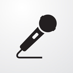 microphone icon illustration
