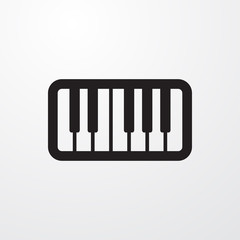 piano icon illustration
