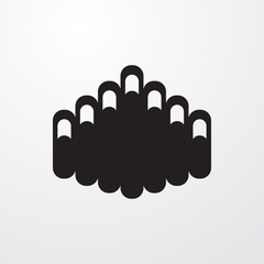 harmonica icon illustration