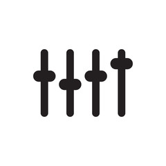 equalizer icon illustration