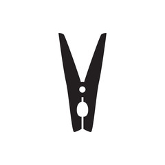 cloth pin icon illustration