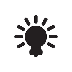 bulb icon illustration