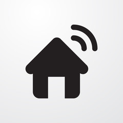 house signal icon vector