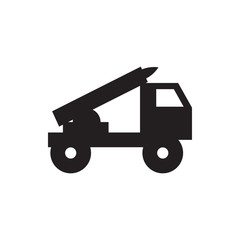 truck rocket icon icon illustration