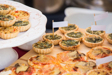 Baked Pie Spinach with Cheese in Banquete