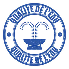 Logo qualité de l'eau.