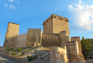 Fototapeta na wymiar Castillo de Moratalla, Región de Murcia