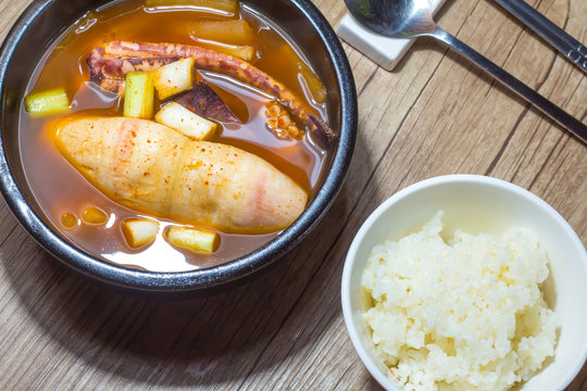 Squid stew - Korea Food