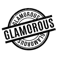 Glamorous rubber stamp