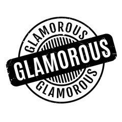 Glamorous rubber stamp