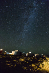 Unsere Galaxie über der Wüste Gobi