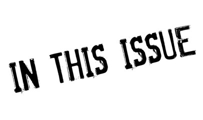 In This Issue rubber stamp