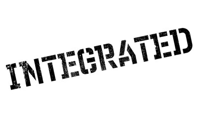 Integrated rubber stamp
