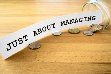 Just About Managing words with coins and jar