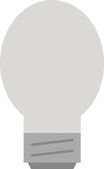 Grey light bulb