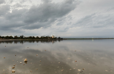 Hala sultan Tekke  Muslim mosque Larnaca Cyprus
