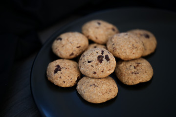 Home made chocolate chip paleo cookies
