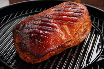 leckerer Braten auf dem Grill