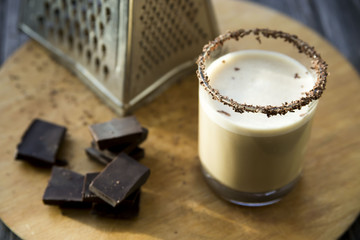 coffee chocolate milk alcoholic cocktail
