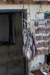 Fish market, Madagascar, Africa.