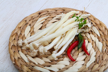 Obraz premium Japanese mushroom - enoki