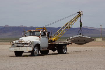 Fototapeta premium UFO Transport