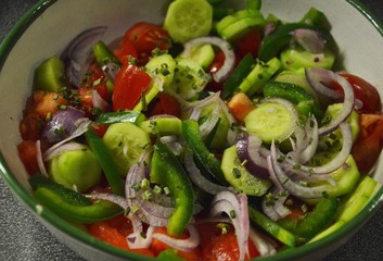 gesunder ,  frischer Salat