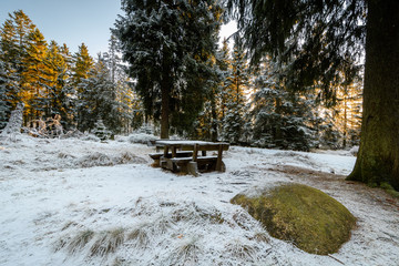 Obraz premium Winterlandschaft Deutschland
