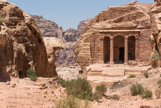 The Garden Temple in Petra, Jordan