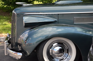 Elegant vintage classic car