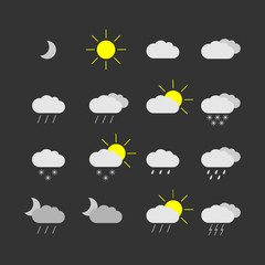 Fototapeta premium weather icons