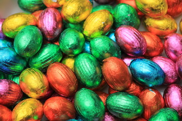 Chocolate easter eggs