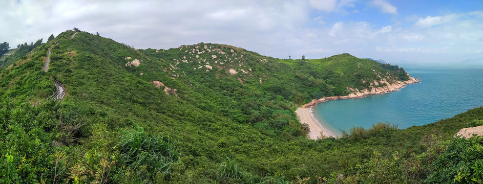 Tung Wan Tsai (Coral Beach) in Cheung Chau ISland in Hong Kong